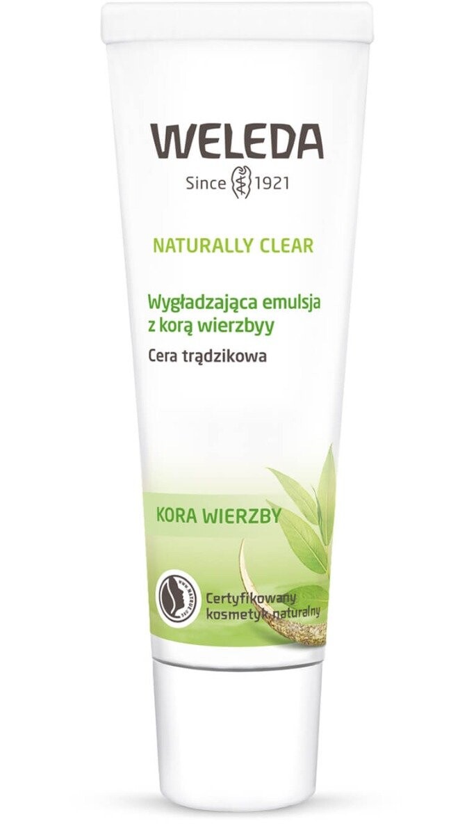 Weleda Naturally Clear, разглаживающая эмульсия с корой ивы, 30 мл
Weleda Naturally Clear, разглаживающая эмульсия с корой ивы, 30 мл