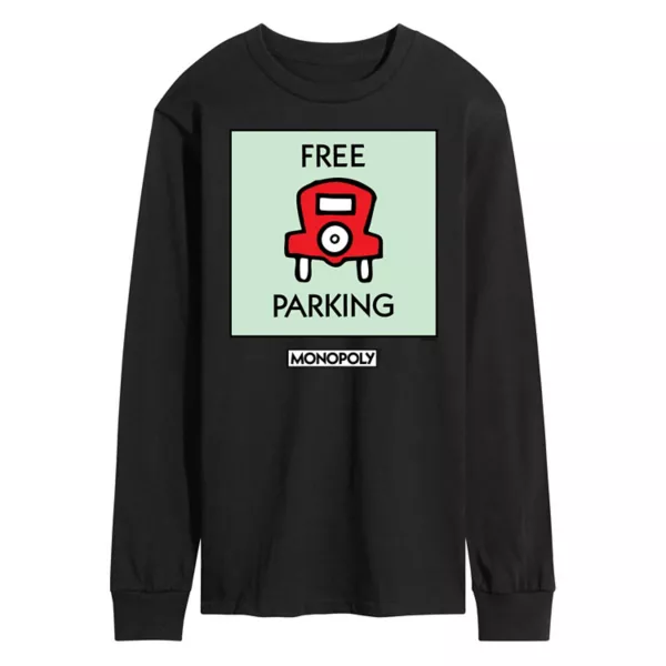 Мужская футболка с длинным рукавом Monopoly "Бесплатная парковка" Licensed Character, черный
Мужская футболка с длинным рукавом Monopoly "Бесплатная парковка" Licensed Character, черный
