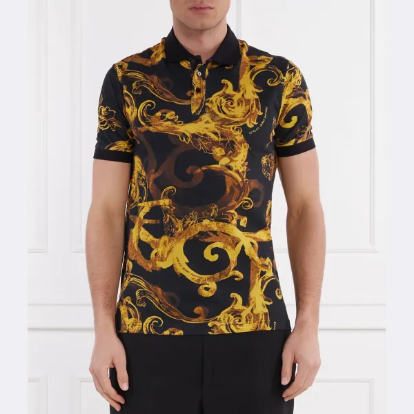 Рубашка-Поло узкого кроя Versace, черный
Рубашка-Поло узкого кроя Versace, черный