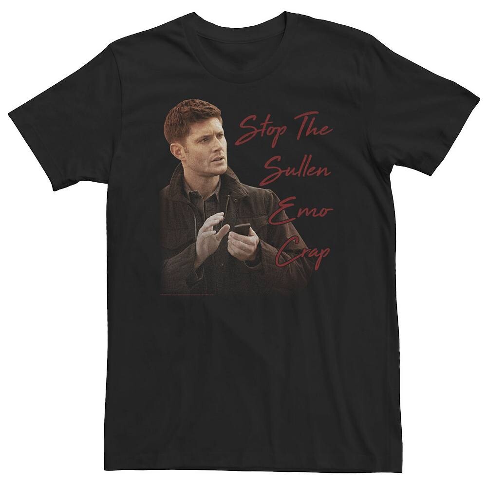 Футболка с портретом Big & Tall Supernatural Dean Stop The Sullen Emo Crap Licensed Character, черный
Футболка с портретом Big & Tall Supernatural Dean Stop The Sullen Emo Crap Licensed Character, черный