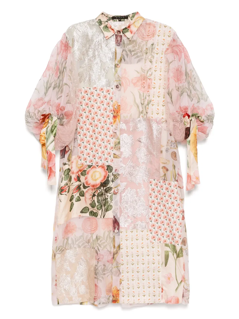 Платье-рубашка в технике пэчворк Biyan, розовый
Платье-рубашка в технике пэчворк Biyan, розовый