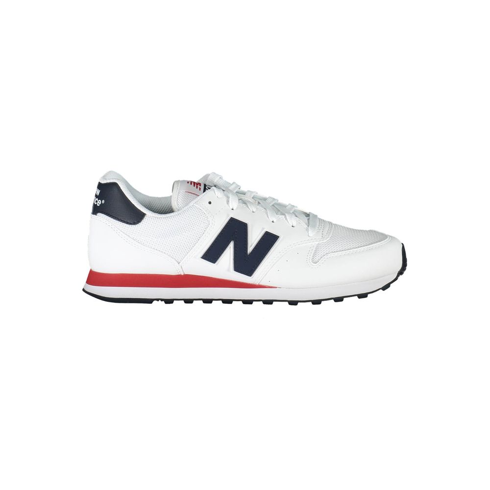 Белые кроссовки из полиэстера New Balance, белый
Белые кроссовки из полиэстера New Balance, белый