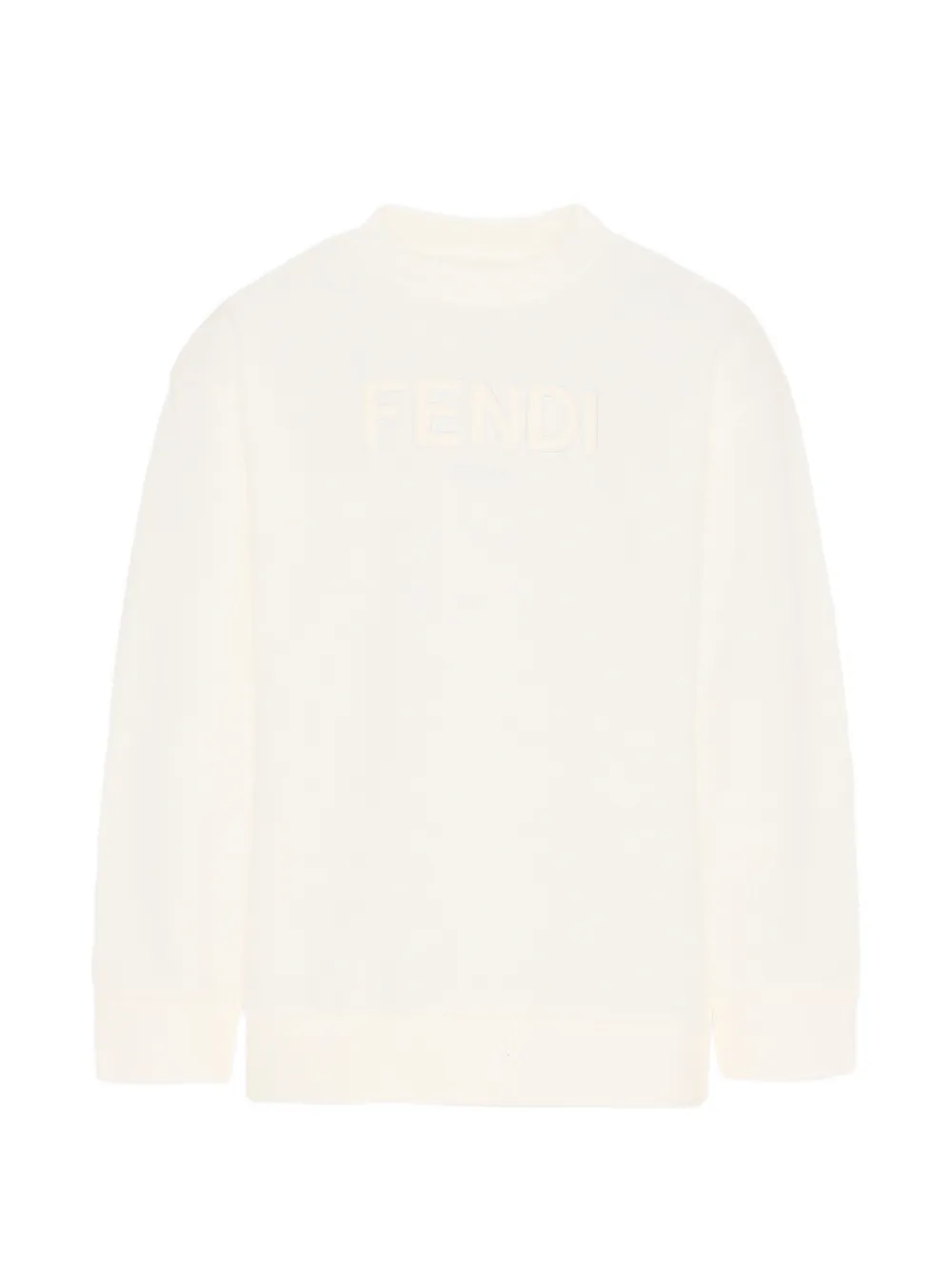 Свитшот с круглым вырезом Fendi Kids, бежевый
Свитшот с круглым вырезом Fendi Kids, бежевый