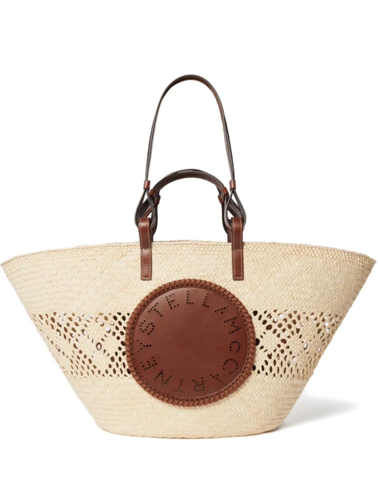 Сумка-тоут с перфорацией и логотипом Stella McCartney, нейтральный
Сумка-тоут с перфорацией и логотипом Stella McCartney, нейтральный