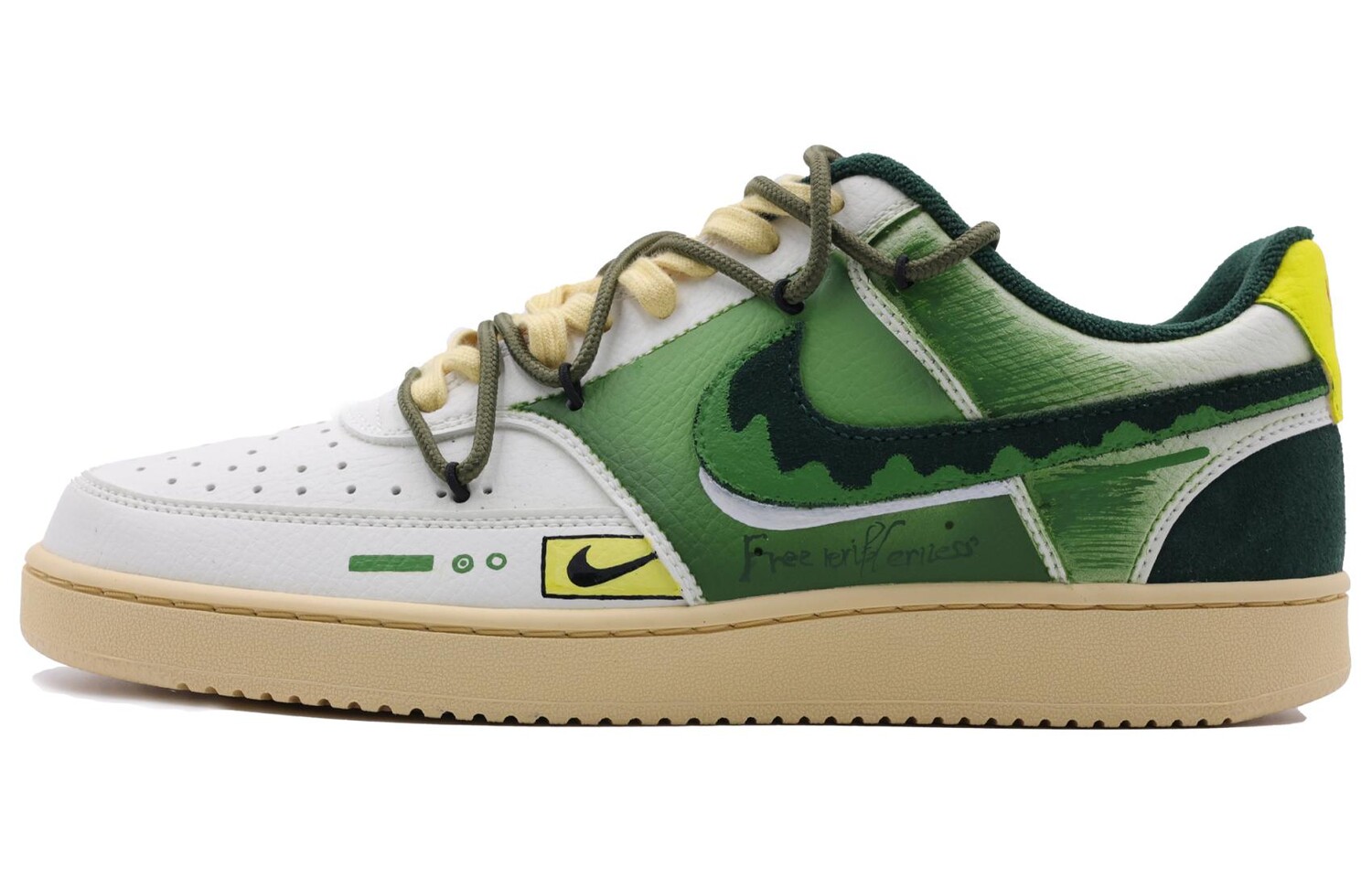 Кроссовки Nike Court Vision 1 Skateboarding Shoes Unisex Low-top White/Green, зеленый
Кроссовки Nike Court Vision 1 Skateboarding Shoes Unisex Low-top White/Green, зеленый