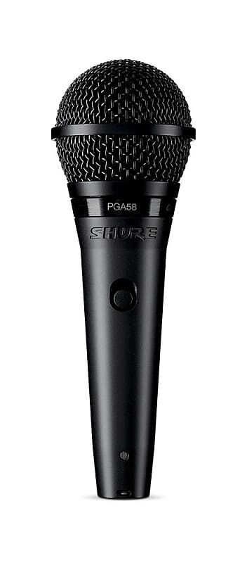 Кардиоидный динамический вокальный микрофон Shure PGA58-XLR
Кардиоидный динамический вокальный микрофон Shure PGA58-XLR