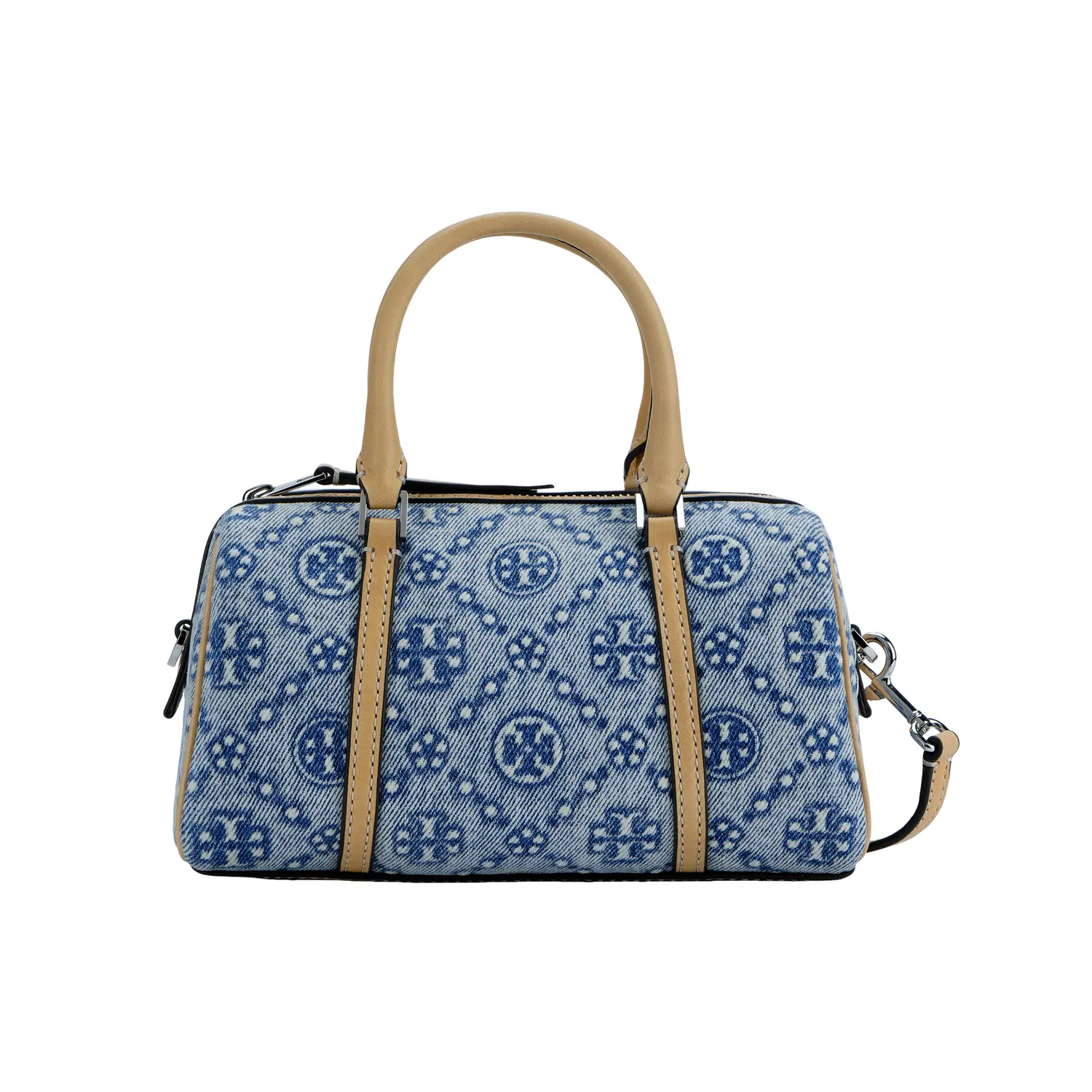 TORY BURCH Монограмма Деним Мини Бочка Пудрово голубой
TORY BURCH Монограмма Деним Мини Бочка Пудрово голубой