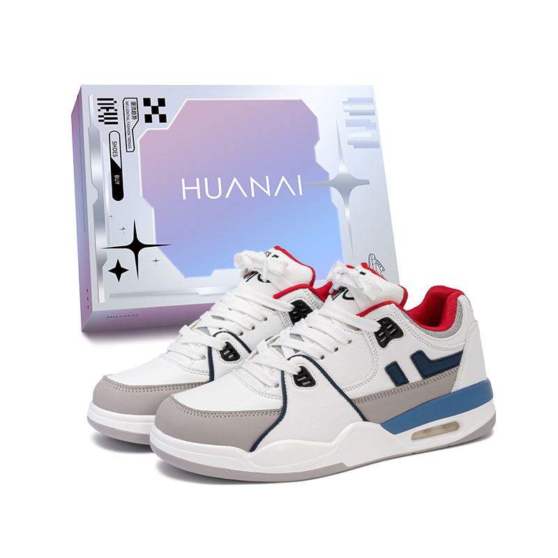 HUANAI Износостойкие противоскользящие скейтерские кеды унисекс бело-серо-красные (подарочный набор), цвет White Gray Red (Gift Box Set)
HUANAI Износостойкие противоскользящие скейтерские кеды унисекс бело-серо-красные (подарочный набор), цвет White Gray Red (Gift Box Set)