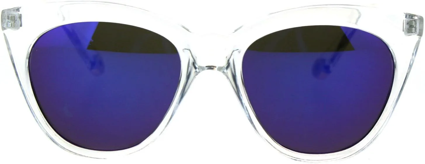 Женские модные солнцезащитные очки в оправе «кошачий глаз» с защитой от УФ-излучения UV400, прозрачные, фиолетово-голубые зеркальные PASTL, Clear (Purple Blue Mirror)
Женские модные солнцезащитные очки в оправе «кошачий глаз» с защитой от УФ-излучения UV400, прозрачные, фиолетово-голубые зеркальные PASTL, Clear (Purple Blue Mirror)