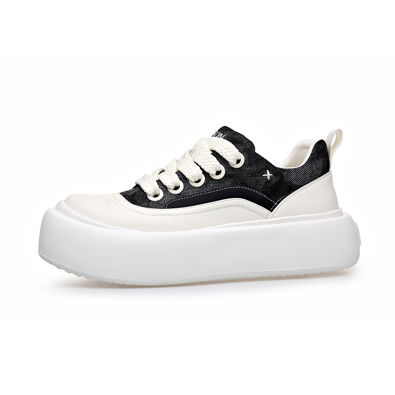 PT'SON Низкие мужские кроссовки для скейтбординга, черно-белые 
PT'SON Низкие мужские кроссовки для скейтбординга, черно-белые