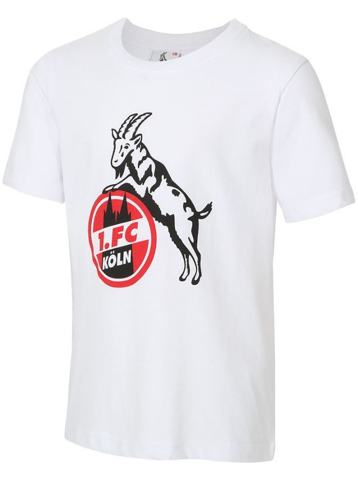 Футболка "Базовая" белого цвета Fußballverein 1. FC Köln
Футболка "Базовая" белого цвета Fußballverein 1. FC Köln