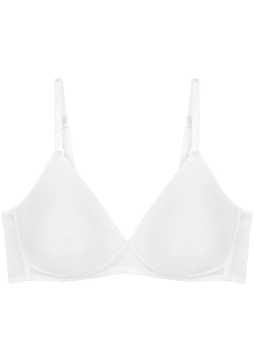 Бралетт Triumph "Soft Sensation P X", без косточек, с дышащими чашками, базовое нижнее белье, белый
Бралетт Triumph "Soft Sensation P X", без косточек, с дышащими чашками, базовое нижнее белье, белый