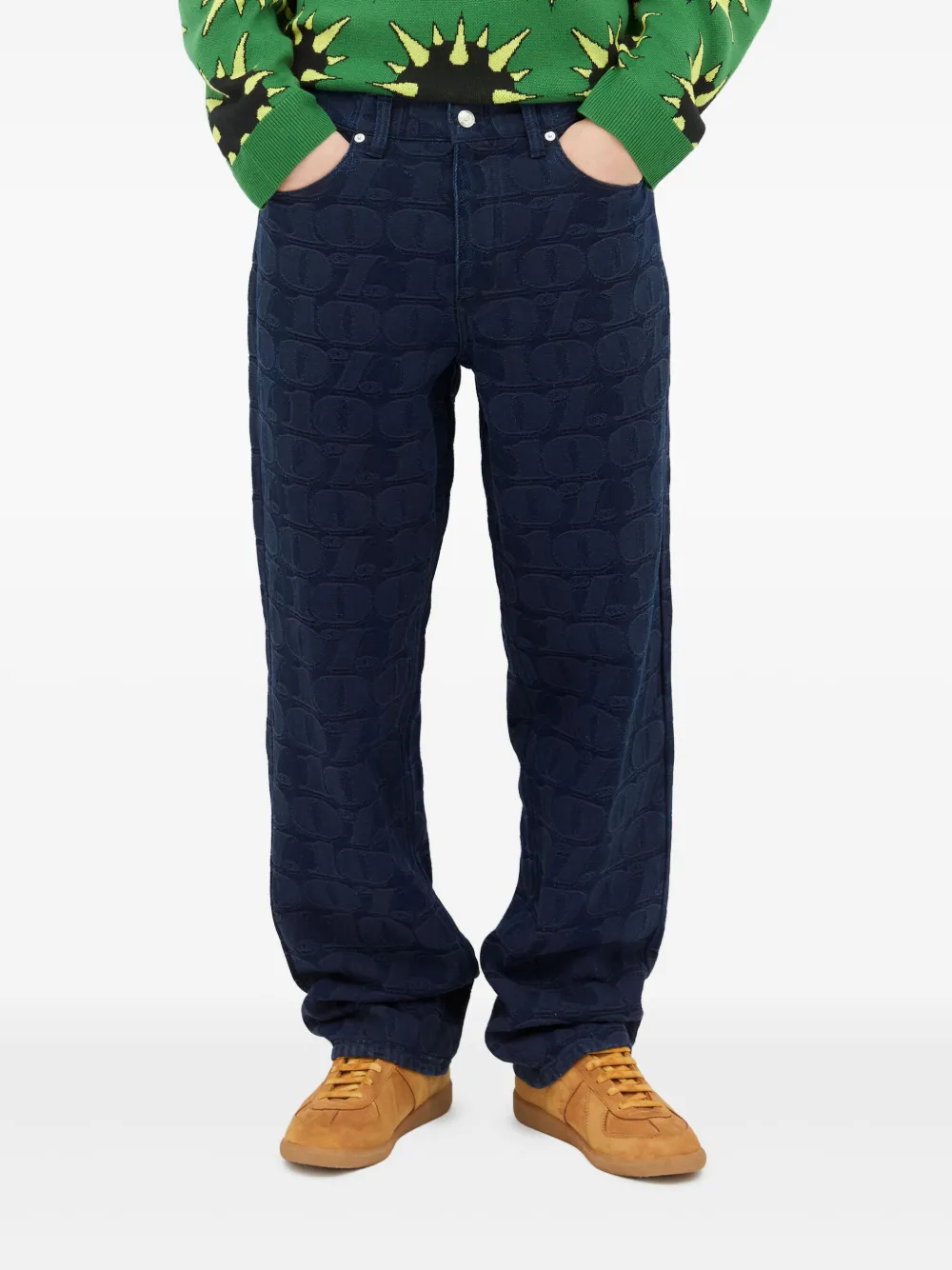 Джинсы с жаккардовым логотипом Awake NY, синий
Джинсы с жаккардовым логотипом Awake NY, синий