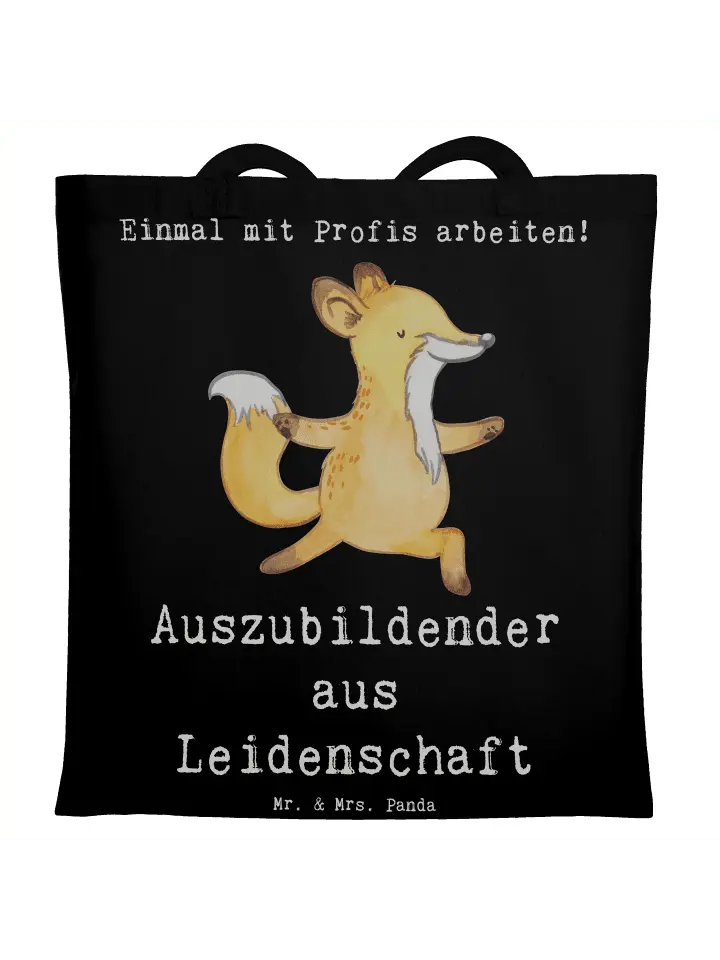 Сумка для переноски Mr & Mrs Panda Auszubildender Leidenschaft, черный
Сумка для переноски Mr & Mrs Panda Auszubildender Leidenschaft, черный