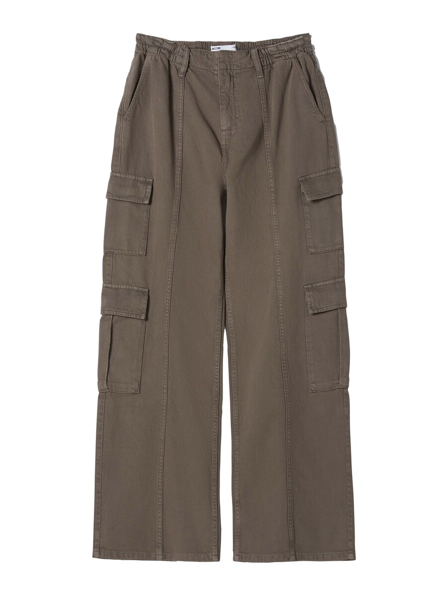 Широкие джинсы-карго Bershka, коричневый
Широкие джинсы-карго Bershka, коричневый