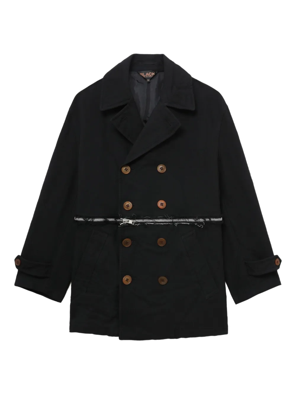 Двубортная куртка на молнии Black Comme Des Garçons, черный
Двубортная куртка на молнии Black Comme Des Garçons, черный