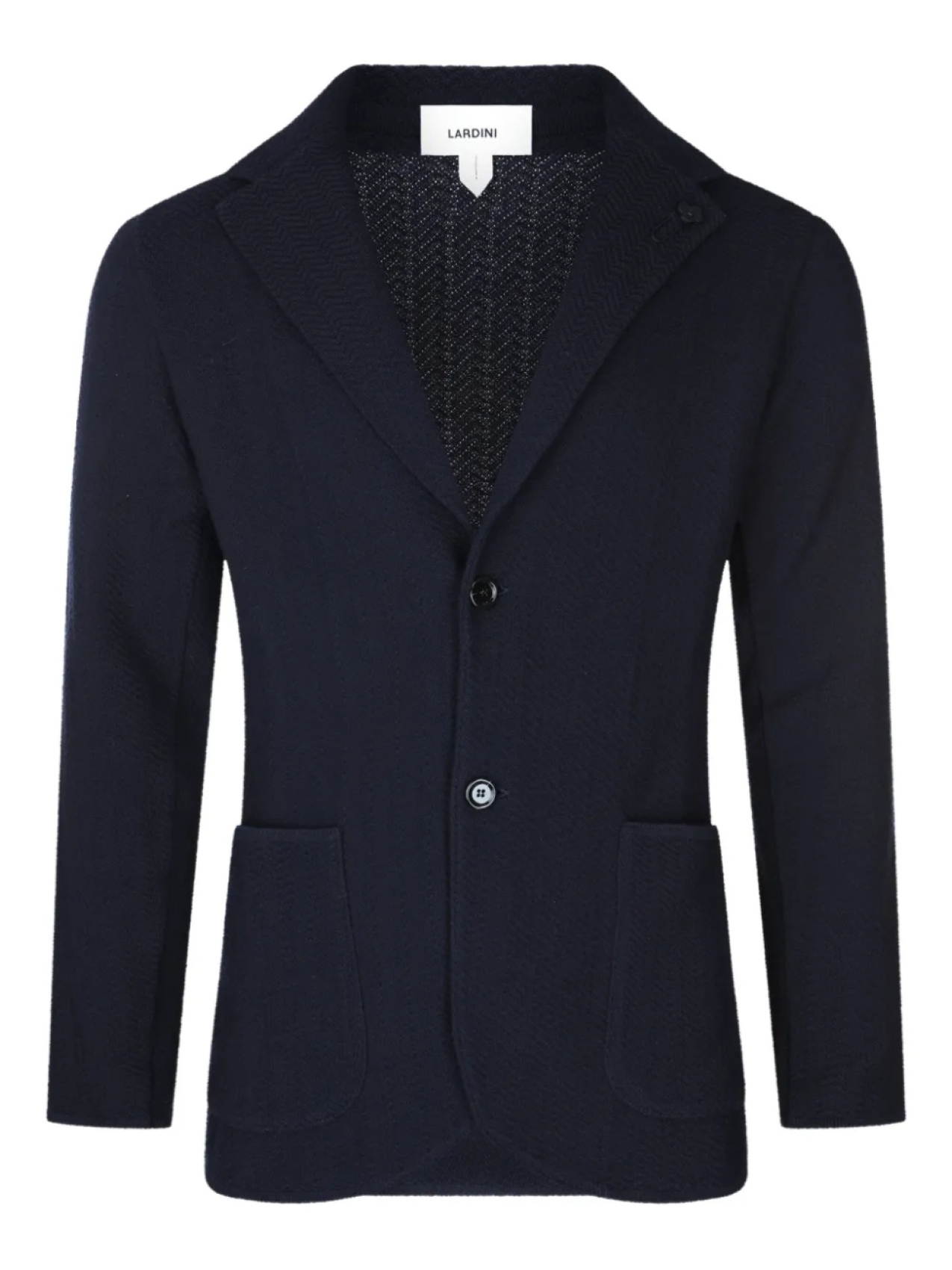 Блейзер с накладными карманами Lardini, синий
Блейзер с накладными карманами Lardini, синий