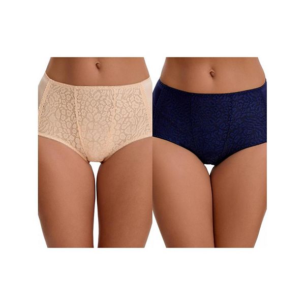 2 пачки женских кружевных трусиков с цветочным принтом, дышащие и удобные, средняя посадка Inspire Chic, Blue Beige
2 пачки женских кружевных трусиков с цветочным принтом, дышащие и удобные, средняя посадка Inspire Chic, Blue Beige