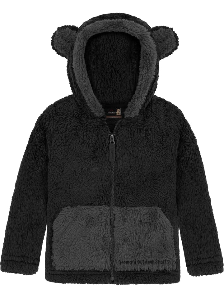 Детская плюшевая куртка Barvas черного цвета Normani Outdoor Sports
Детская плюшевая куртка Barvas черного цвета Normani Outdoor Sports