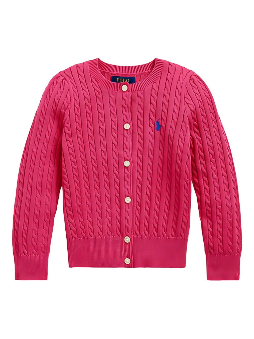 Кардиган с круглым вырезом, вязанный косами POLO RALPH LAUREN KIDS, розовый
Кардиган с круглым вырезом, вязанный косами POLO RALPH LAUREN KIDS, розовый