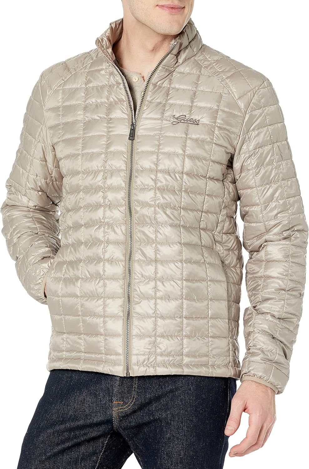 GUESS мужская суперлегкая куртка Packable, Pasadena Stone
GUESS мужская суперлегкая куртка Packable, Pasadena Stone