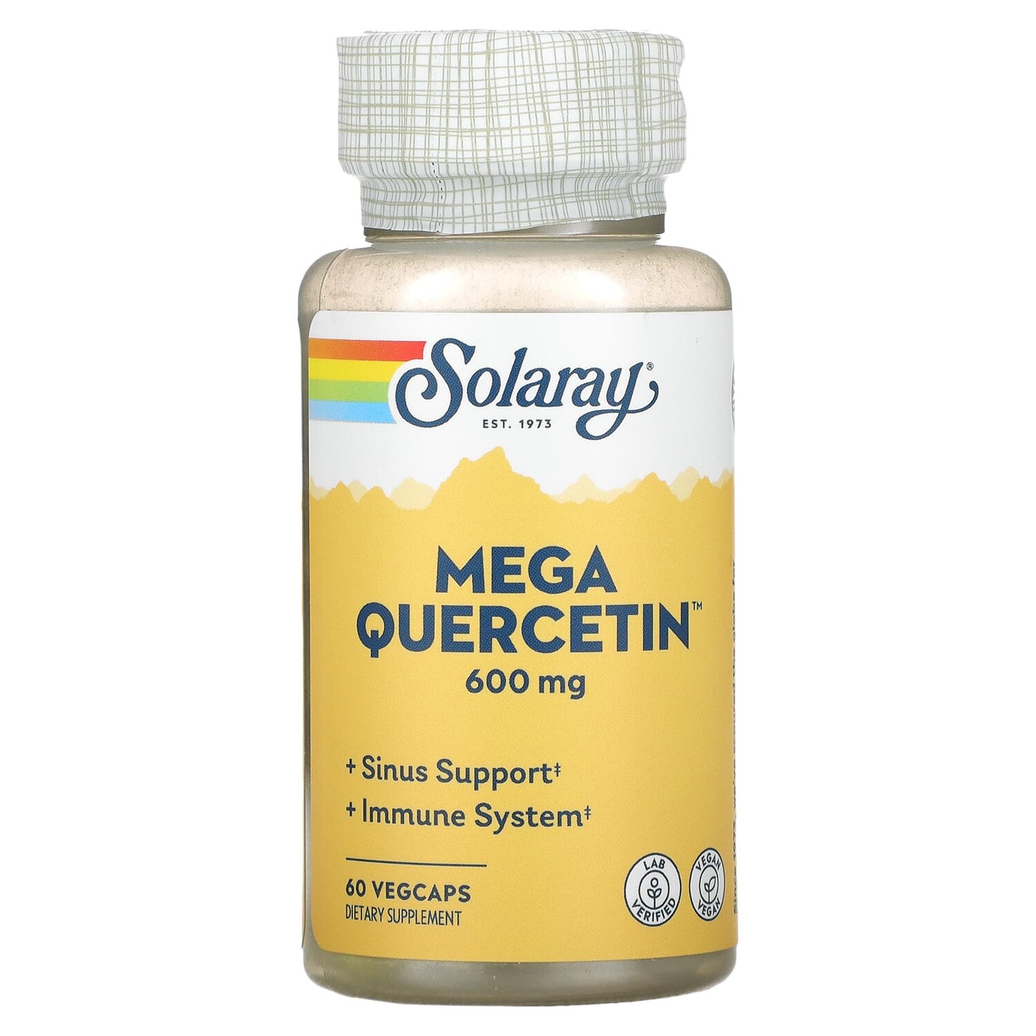 Solaray Mega Quercetin 60 Veggie Caps
Solaray Mega Quercetin 60 Veggie Caps