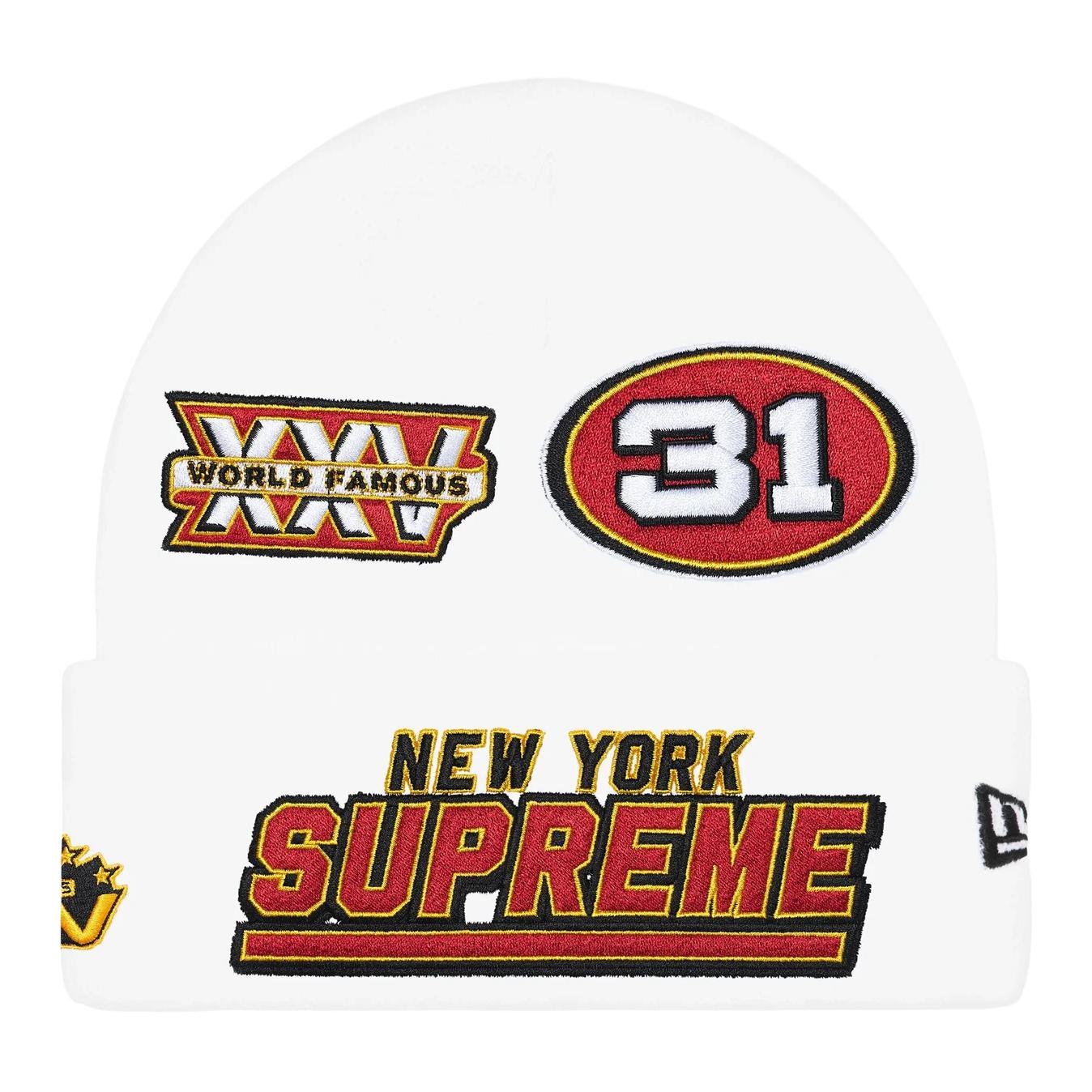 Акриловые шапки New Era, унисекс, Supreme, белый
Акриловые шапки New Era, унисекс, Supreme, белый