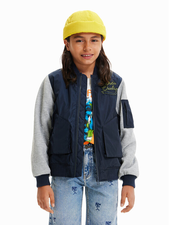 Куртка-бомбер оверсайз Desigual, синий
Куртка-бомбер оверсайз Desigual, синий