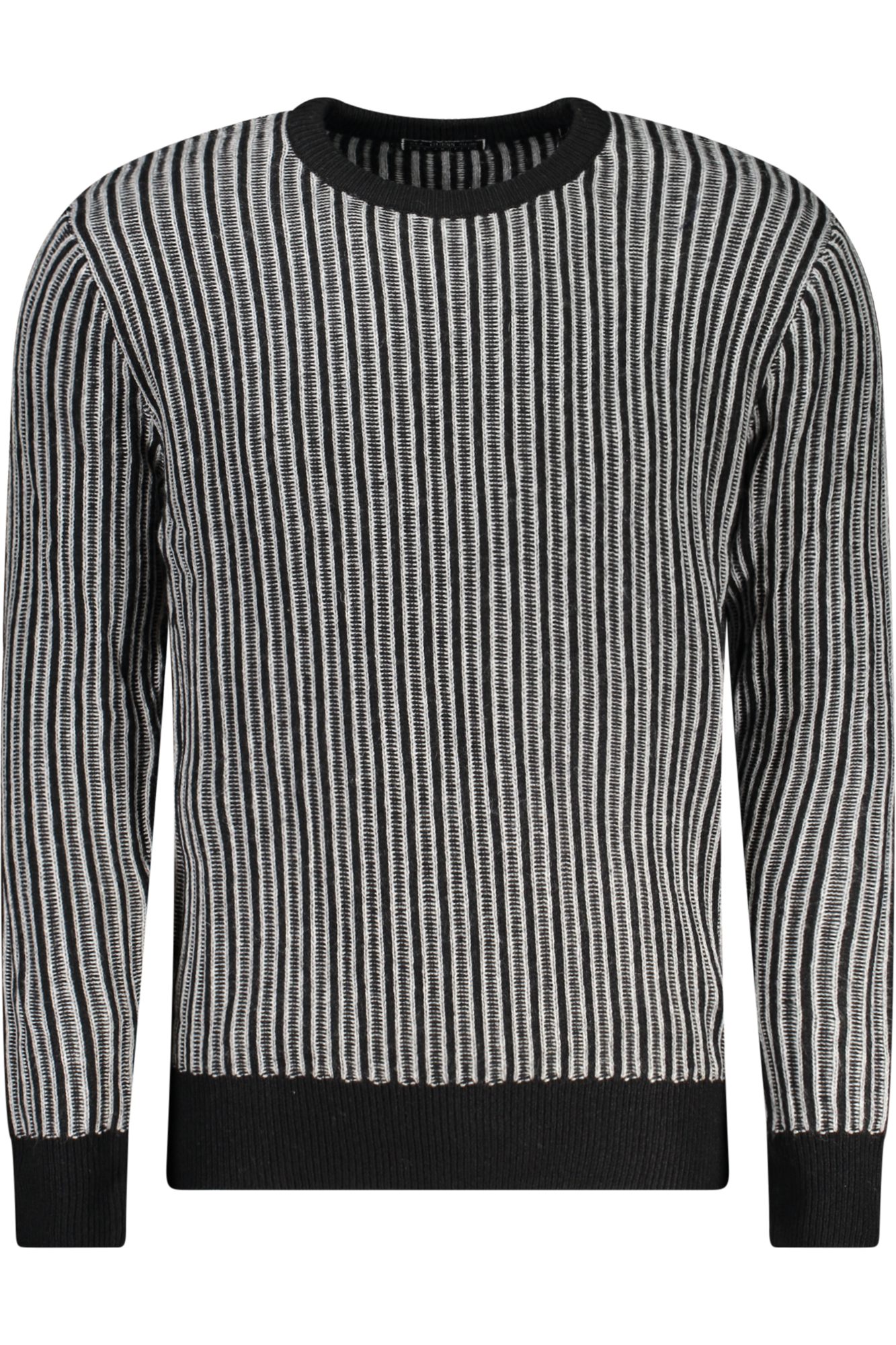 Мужской свитер Guess Jeans с добавлением шерсти в полоску, черно-белый
Мужской свитер Guess Jeans с добавлением шерсти в полоску, черно-белый