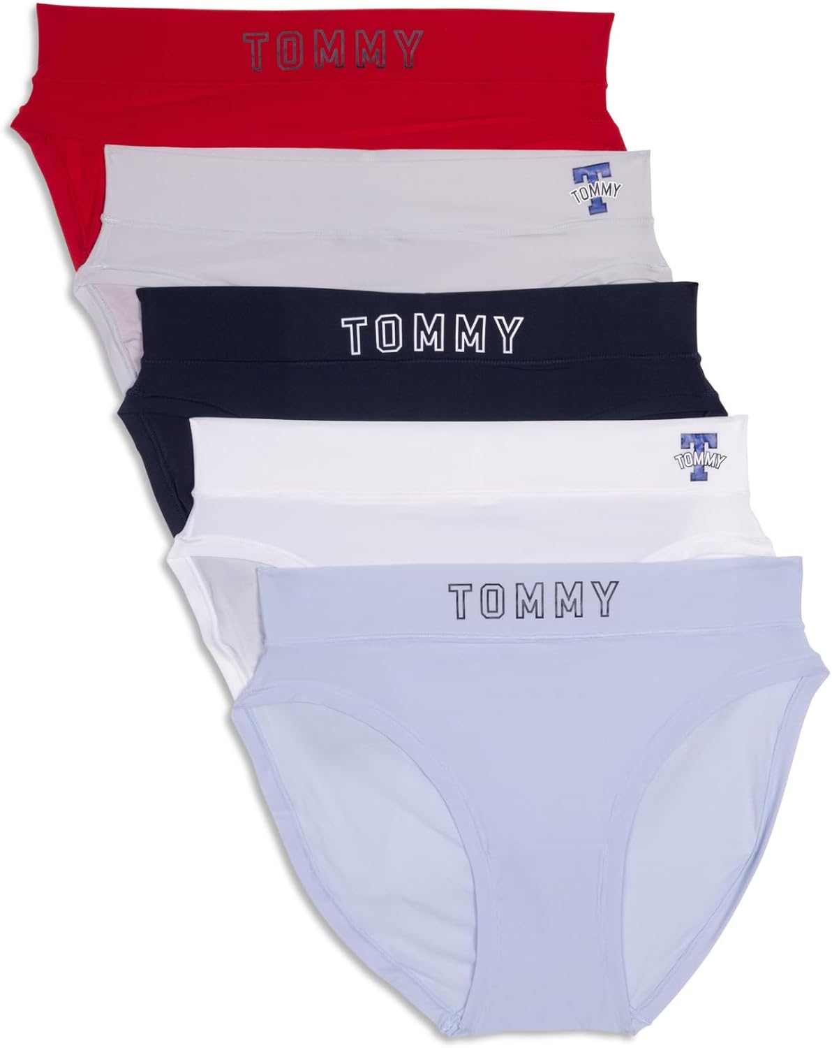 Комплект из 5 женских трусиков-бикини Tommy Hilfiger, Htr/Bw/Sc/Mc/Tr
Комплект из 5 женских трусиков-бикини Tommy Hilfiger, Htr/Bw/Sc/Mc/Tr