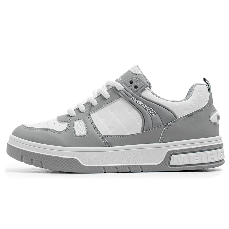 Meiretu Серые и белые мужские скейтерские кроссовки с противоскользящей подошвой, устойчивые к истиранию, легкие, на низком ходу, цвет Gray White
Meiretu Серые и белые мужские скейтерские кроссовки с противоскользящей подошвой, устойчивые к истиранию, легкие, на низком ходу, цвет Gray White