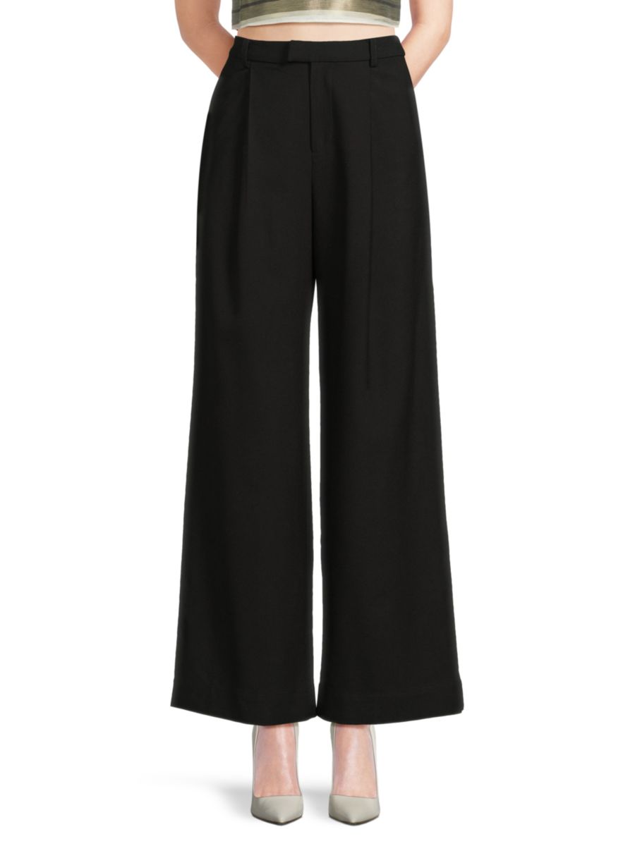 Брюки Rosheen со складками спереди Cami NYC, черный 
Брюки Rosheen со складками спереди Cami NYC, черный