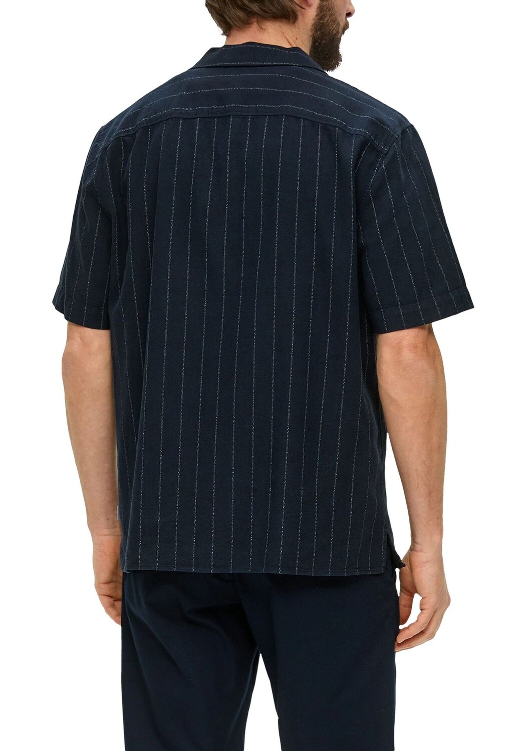 Рубашка повседневная мужская, стандартного кроя, с коротким рукавом, воротником с лацканами s.Oliver, синий
Рубашка повседневная мужская, стандартного кроя, с коротким рукавом, воротником с лацканами s.Oliver, синий