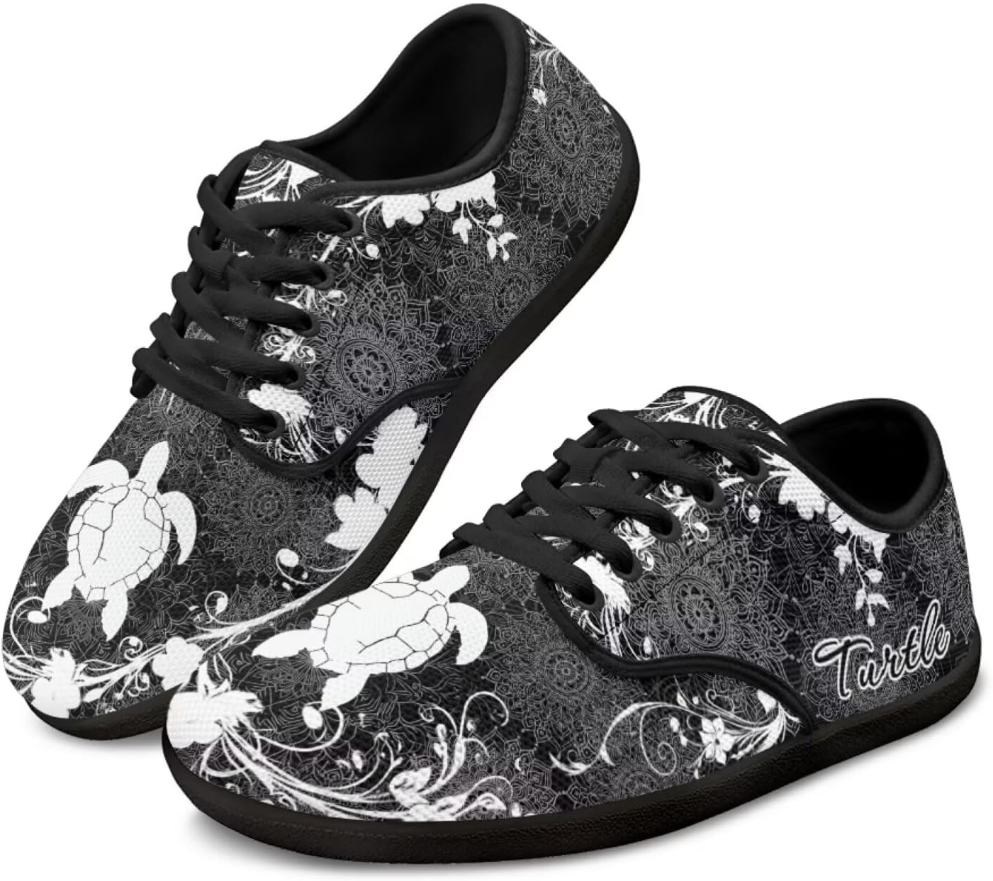 Широкие кроссовки с животным принтом для ходьбы с отделкой на носок, шнуровкой, минималистичные, противоскользящие теннисные кроссовки для женщин и мужчин Pointodoor, Sea Turtle Boho Mandala Print
Широкие кроссовки с животным принтом для ходьбы с отделкой на носок, шнуровкой, минималистичные, противоскользящие теннисные кроссовки для женщин и мужчин Pointodoor, Sea Turtle Boho Mandala Print