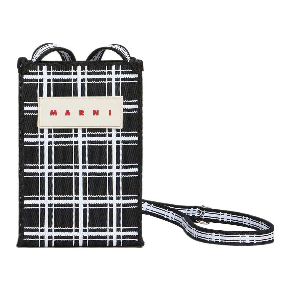 MARNI Проверенная жаккардовая мини-сумка через плечо 
MARNI Проверенная жаккардовая мини-сумка через плечо
