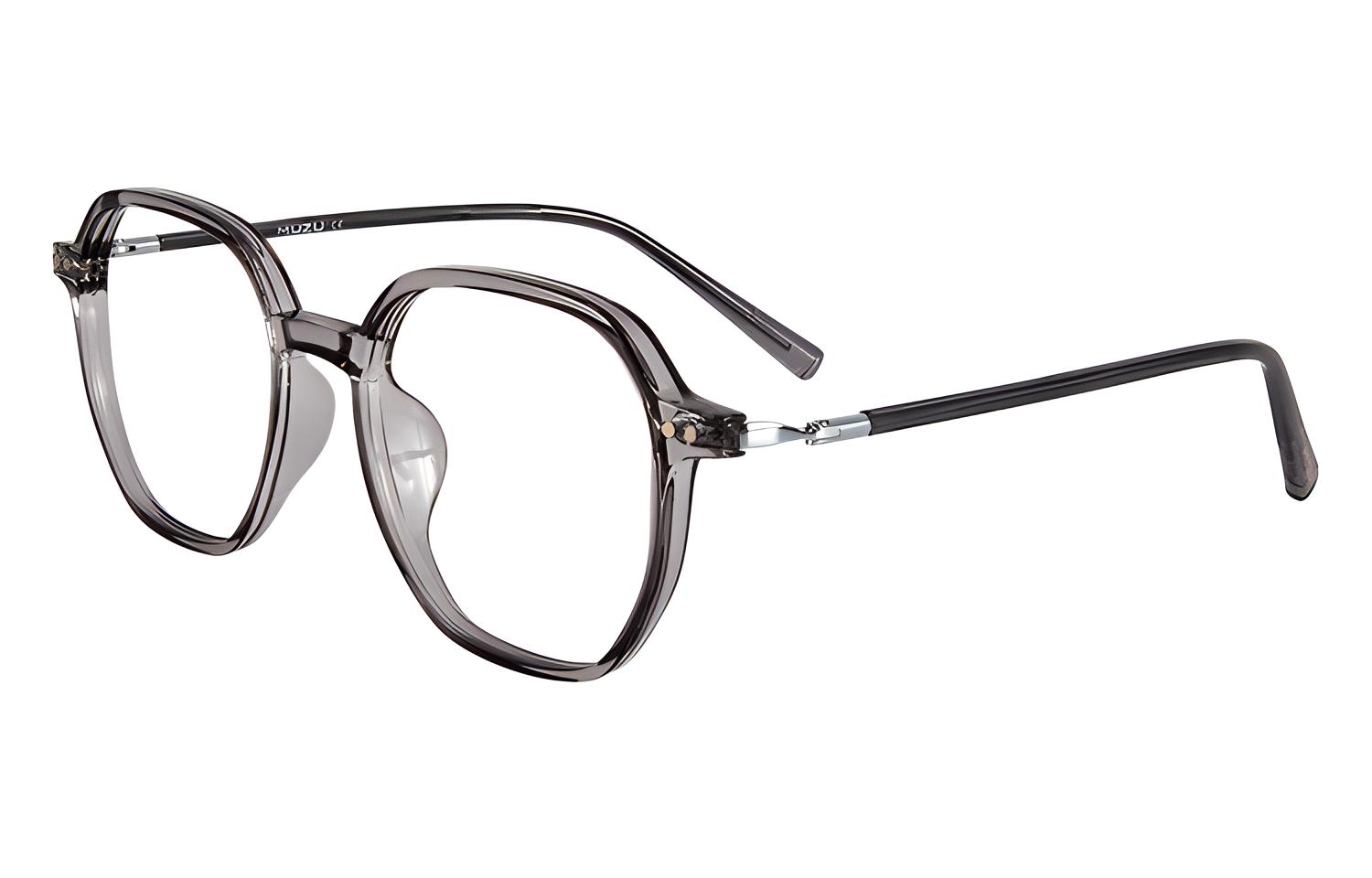 MUZU Пластиковая оправа для очков нестандартной формы, Transparent Gray-C2
MUZU Пластиковая оправа для очков нестандартной формы, Transparent Gray-C2