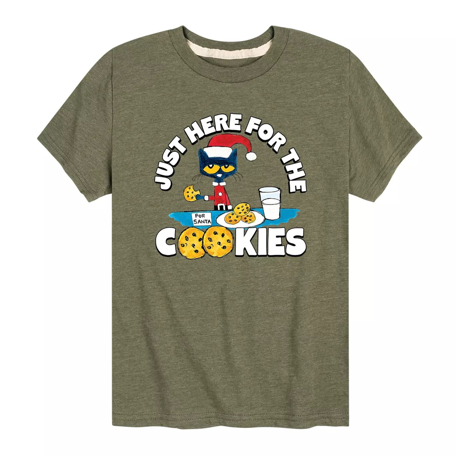 Футболка с изображением кота Пита для мальчиков 8–20 лет и печеньем Licensed Character, зеленый
Футболка с изображением кота Пита для мальчиков 8–20 лет и печеньем Licensed Character, зеленый