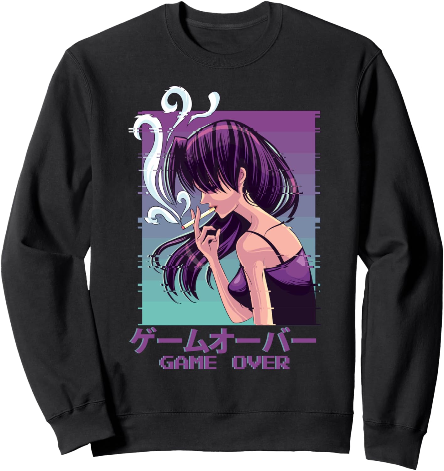 Японская толстовка в стиле Vaporwave с грустной аниме-девушкой и надписью Игра окончена Buddy Tees, черный
Японская толстовка в стиле Vaporwave с грустной аниме-девушкой и надписью Игра окончена Buddy Tees, черный