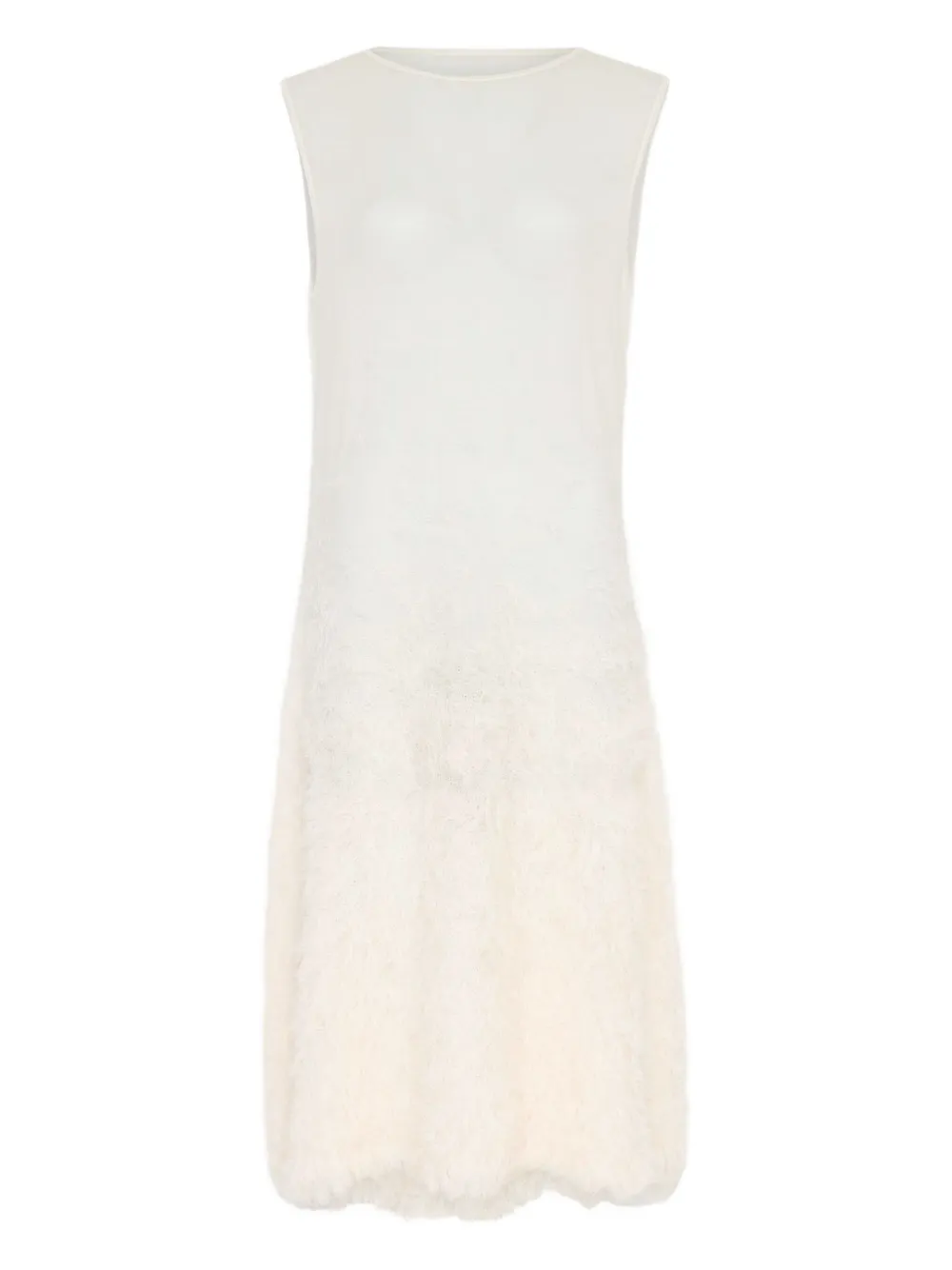 Фактурное платье миди без рукавов MAISON MARGIELA, нейтральный
Фактурное платье миди без рукавов MAISON MARGIELA, нейтральный