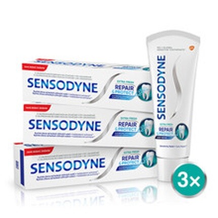 Зубная паста Sensodyne Repair & Protect Extra Fresh 3x75 мл
Зубная паста Sensodyne Repair & Protect Extra Fresh 3x75 мл