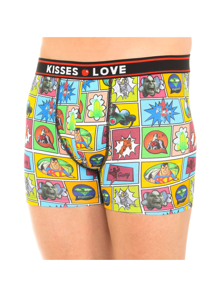 Боксеры Kisses and Love, разноцветный
Боксеры Kisses and Love, разноцветный