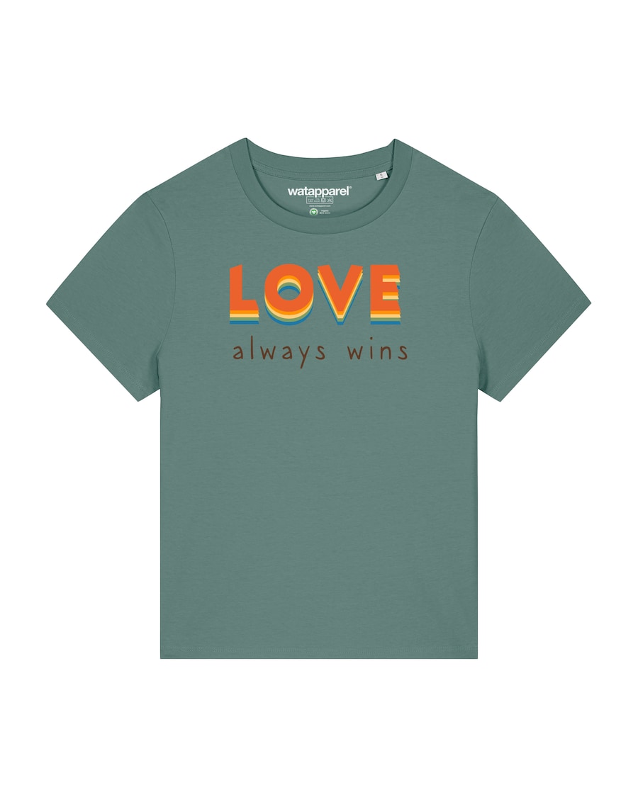 Рубашка Watapparel Love always wins, зеленый
Рубашка Watapparel Love always wins, зеленый