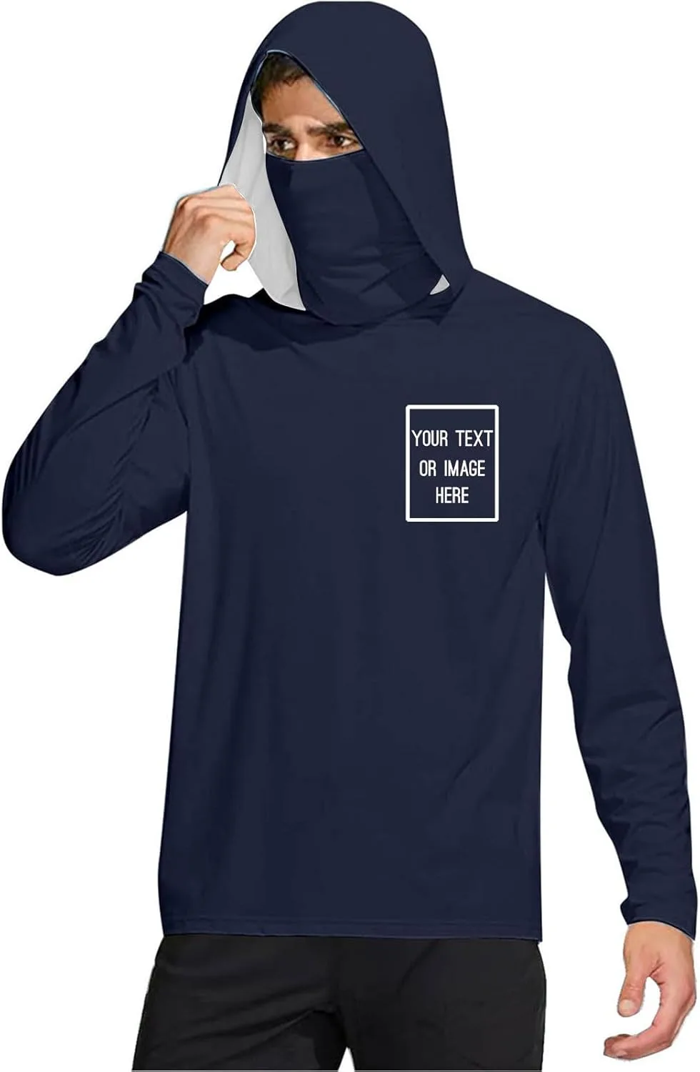 Мужская толстовка с капюшоном и маской UPF 50+ для активного отдыха
Мужская толстовка с капюшоном и маской UPF 50+ для активного отдыха