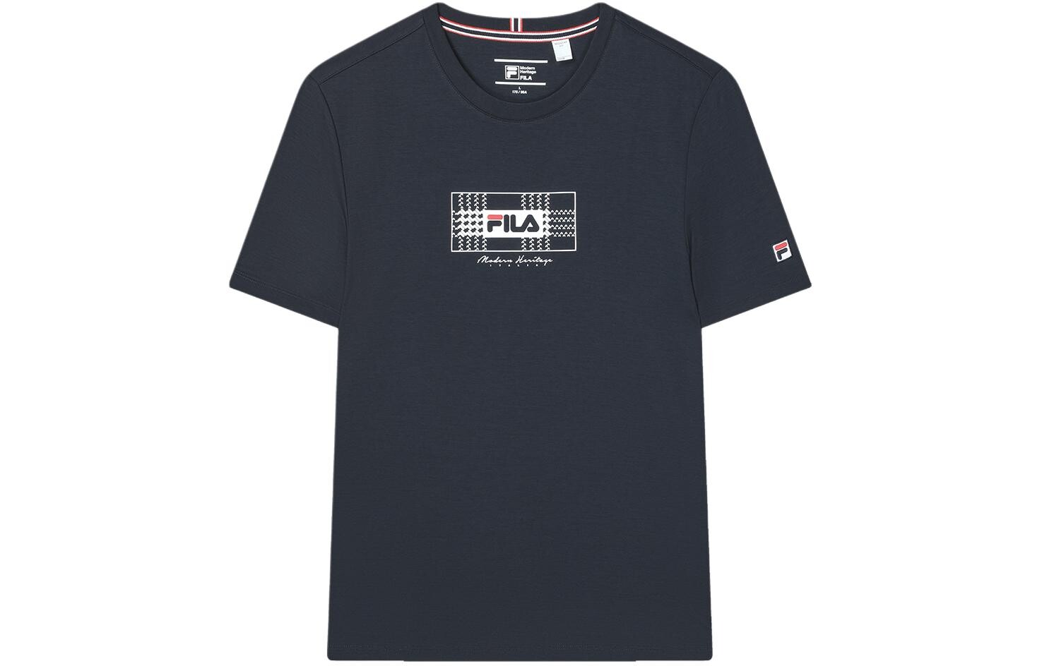 Футболка мужская темно-синяя Fila, цвет Legend Blue
Футболка мужская темно-синяя Fila, цвет Legend Blue