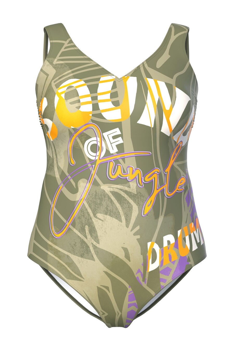 Купальник бандо Ulla Popken, зеленый
Купальник бандо Ulla Popken, зеленый