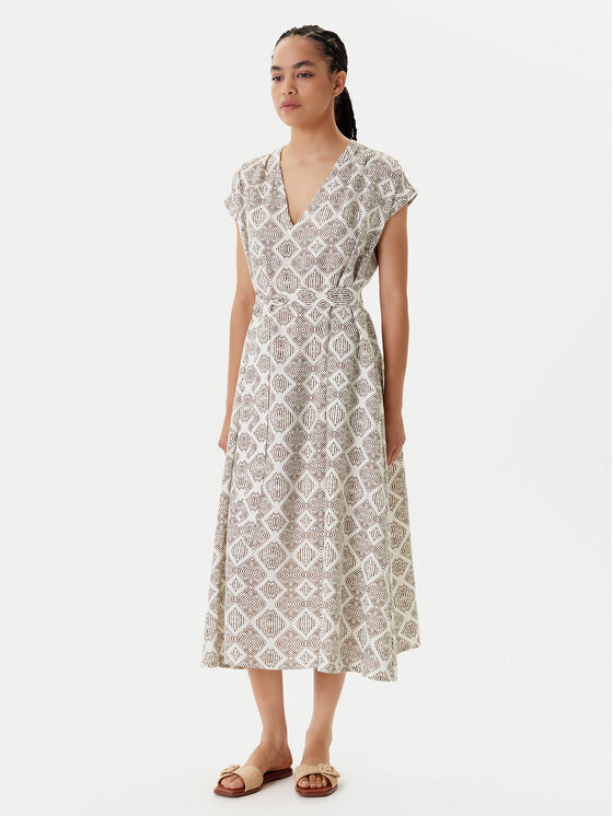 Летнее платье свободного покроя 4KPRDV0BB United Colors Of Benetton, бежевый
Летнее платье свободного покроя 4KPRDV0BB United Colors Of Benetton, бежевый