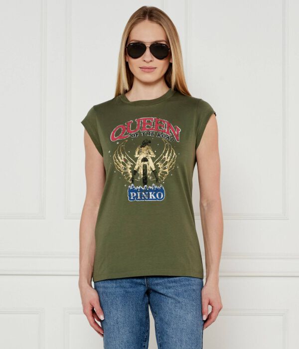 Футболка Марракеш Regular fit Pinko, зеленый
Футболка Марракеш Regular fit Pinko, зеленый