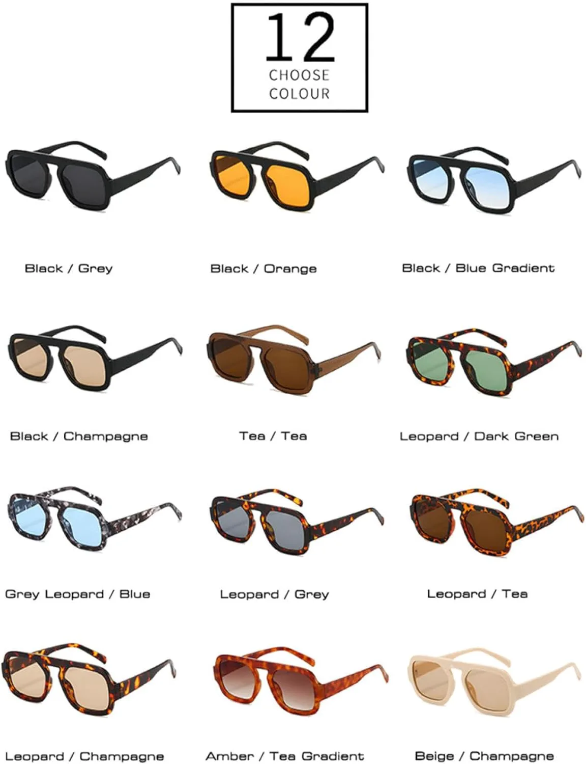 Ретро солнцезащитные очки для женщин, модные градиентные очки с защитой от УФ-излучения UV400, мужские солнцезащитные очки в стиле панк TOIPASTN, Beige Champagne
Ретро солнцезащитные очки для женщин, модные градиентные очки с защитой от УФ-излучения UV400, мужские солнцезащитные очки в стиле панк TOIPASTN, Beige Champagne