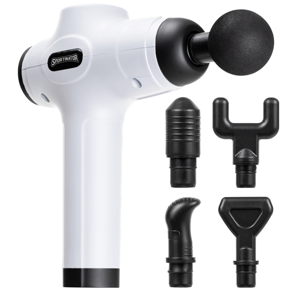 Массажный пистолет SPORTINATOR Level Up с принадлежностями, белый
Массажный пистолет SPORTINATOR Level Up с принадлежностями, белый