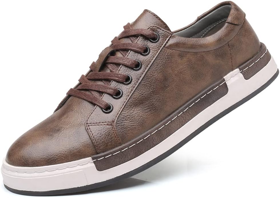 Мужские классические кроссовки Santimon Mens, модные кожаные, спортивные с шнуровкой, оксфорды, оранжевый
Мужские классические кроссовки Santimon Mens, модные кожаные, спортивные с шнуровкой, оксфорды, оранжевый